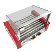 Гриль роликовий AIRHOT RG-9S із захисним екраном, 9 роликів 25 мм×450 мм, +50…+250°C, 220В 1.69кВт, 590×400×420 мм, 12 міс, КНР
