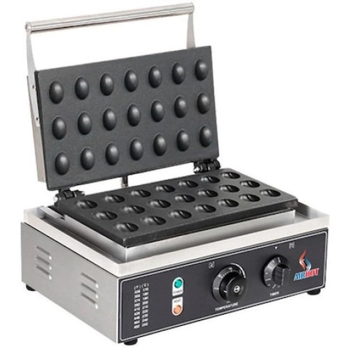Вафельниця для горішків AIRHOT WT-21 NUT, 1.4 кВт, 220 В, 7.3 кг, 350×305×195 мм, гарантія 12 міс, вироблено в Китаї