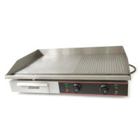 Поверхня для смаження AIRHOT GE-730/FG, 730×515×245 мм, 2 зони нагріву, 4,4 кВт (220 В), +50–300 °C, 26 кг, Китай, 12 міс гарантії