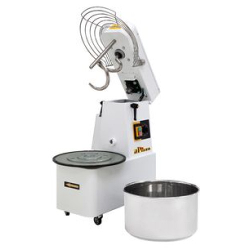 Тістоміс спіральний ROBOT COUPE ITPIZZA M-20-2S 3Ф, 22 л, 17 кг, 56 кг/год, 0,75 кВт, 380 В, Італія, 390×670×735 мм, 12 міс для піцерій