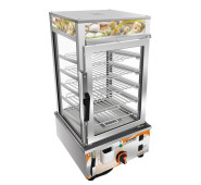 Вітрина теплова настільна Airhot HWS-4 парова, 36 л, +30…+110°C, 5 полок, габарити 450×390×760 мм, 1.1 кВт, 12 міс, Китай