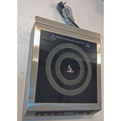 Индукционная плита AIRHOT IP3500 T, 3.5 кВт 220 В, макс. нагрузка 25 кг, +60…+240 °C, таймер 24 ч, 2 вентилятора, гарантия 12 мес, Китай, 5 кг, 355×400×105 мм