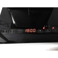 Индукционная плита AIRHOT IP3500 D двухконфорочная, 1.8+1.7 кВт, 220 В, темп. +60–240 °C, таймер 3 ч, макс. нагрузка 20 кг, 590×390×68 мм