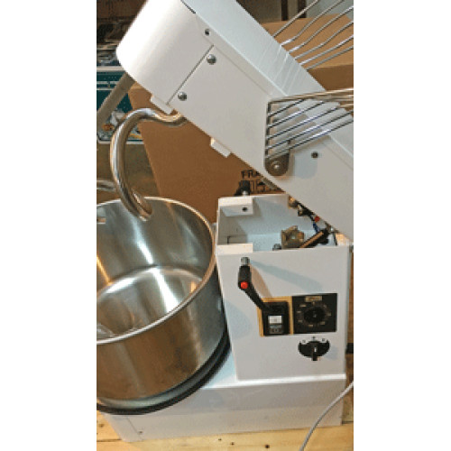 Тістоміс спіральний ROBOT COUPE ITPIZZA M-20-2S 3Ф, 22 л, 17 кг, 56 кг/год, 0,75 кВт, 380 В, Італія, 390×670×735 мм, 12 міс для піцерій