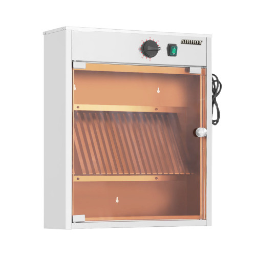 Стерилізатор ножів AIRHOT KS-15 на 15 ножів, таймер 0–120хв, лампа 8000 год, 0.008 кВт (220В), гарант. 12 міс, вага 8.3 кг, 450×160×600 мм