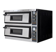 Піч для піци ITPIZZA ML44, 2 камери (8 піц ø35 см), механічне управління, камера 720×720×140 мм, 50–455°C, 12 кВт, Італія, 12 міс