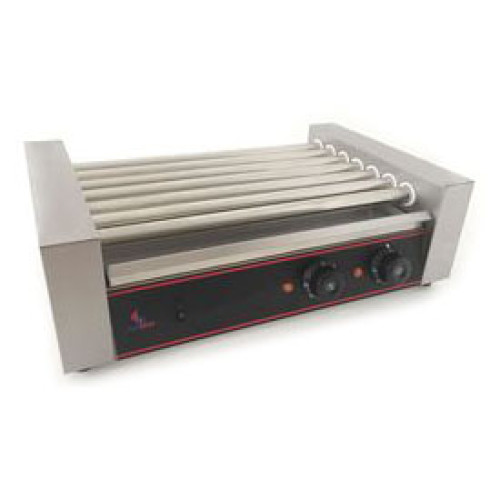 Гриль роликовий AIRHOT RG-7 — 7 роликів 440 мм, 1.1 кВт, +50–300°C, гарантія 12 міс, Китай, 560×335×180 мм, для кафе й ресторанів