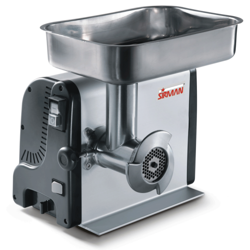 Мясорубка SIRMAN TC-8 VEGAS, Италия, 65 кг/год, 0.25 кВт, реверс, 220 В, 10 кг, 335×300×410 мм, гарантия 12 мес, для кафе и ресторанов