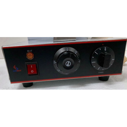 Вафельниця AIRHOT WE-1 для бельгійських вафель, 220В 1.2кВт, Ø175мм, товщина 12мм, 2–3 хв, гарантія 12 міс, Китай, 250×350×260 мм