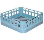 Касета для стаканів Silanos 350х350х130 мм, ударостійкий поліпропілен, блакитна, для фронтальної мийки