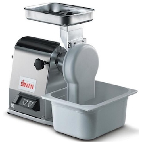 Подрібнювач сиру SIRMAN ATHOS для моцарели без дисків, нерж. сталь, 0,21 кВт, 220 В, 400 об/хв, 14 кг, 370х230х565 мм, Італія, 12 міс