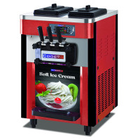 Фризер м'якого морозива COOLEQ IFE-3, 2 бункери/3 ріжки, 3,5+3,5 л, 20 кг/год, R290, 2 кВт, 750×540×850 мм, гарантія 12 міс, Китай, для кафе