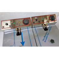 Beckers фритюрниця FR 8+8 LT, електрична, 2 кошики, об'єм 8+8 л, 3+3 кВт, 220 В, 50–190°C, 250×215×105 мм, 530×450×360 мм, Італія, 12міс