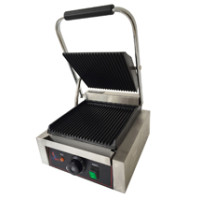 Гриль контактний AIRHOT CG рифлений одинарний 1.8 кВт 220 В +50–300°C робоча поверхня 236×224/216×224 мм 305×400×220 мм 13 кг 12 міс Китай