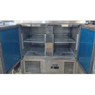 Стіл з холодильильною шафою COOLEQ S901, 257 л, 2 двері, +2…+8°C, R290, 900×700×860 мм, гарантія 12 міс