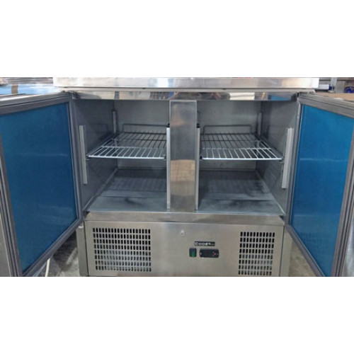 Стіл з холодильильною шафою COOLEQ S901, 257 л, 2 двері, +2…+8°C, R290, 900×700×860 мм, гарантія 12 міс