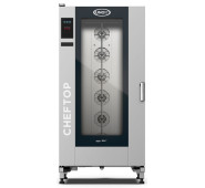 Пароконвектомат UNOX XEVL-2011-E1RS, 20 рівнів GN 1/1, сенсорне керування, 35,5 кВт, 892×1018×1875 мм, нержавіюча сталь, для ресторанів