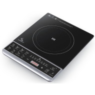 Плита індукційна AIRHOT IP2000 SLIM, 2,0 кВт, 220 В, +60–240 °C, 280×360×68 мм, таймер 3 год, макс. навантаження 20 кг, 12 міс, Китай