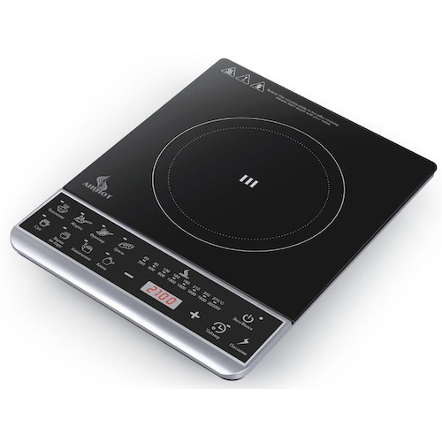 Индукционная плита AIRHOT IP2000 SLIM, 2.0 кВт, 220 В, +60–+240°C, таймер 3 ч, 280x360x68 мм, вес 3 кг, гарантия 12 мес, Китай