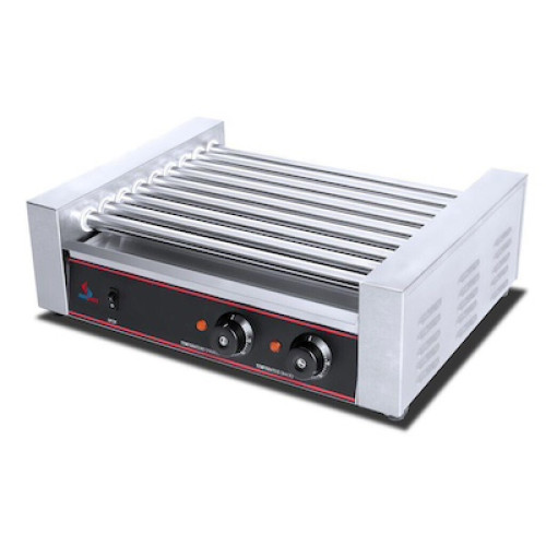 Гриль роликовий Airhot RG-9, 9 роликів 440 мм, +50–300 °C, 1.65 кВт, 220 В, 560x410x178 мм, Китай, 12 міс гарантії