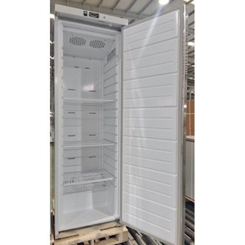 Шафа морозильна COOLEQ FF40S/S, 321 л, -15…-22°C, 1 дверця, 3 полиці (534×648 мм), 595×650×1850 мм, Китай, 12 міс, R290, для магазинів і кафе