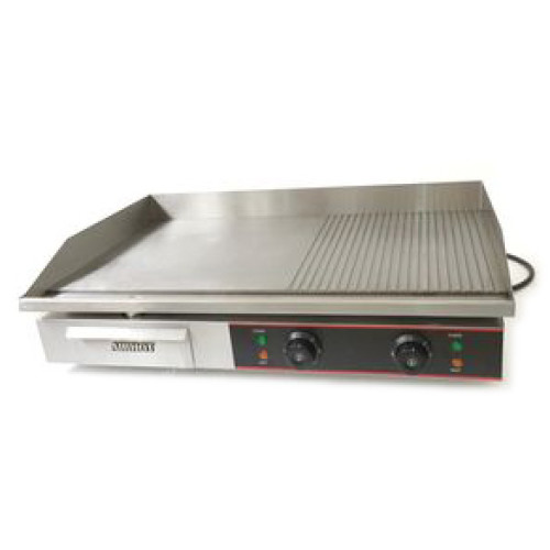 Поверхня для смаження AIRHOT GE-730/FG, 2 зони нагріву, 4.4 кВт, 220 В, +50–+300 °C, 730х515х245 мм, 26 кг, гарантія 12 міс, Китай