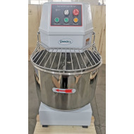 Тістоміс спіральний GASTROMIX HS40B, 40 л, макс 15 кг, 0,85/1,5 кВт, 380 В, спіраль 123/246, діжа 13/25 об/хв, 770×440×850 мм, 12 міс, Китай, для пекарень