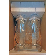 Миксер для молочных коктейлей Sirman Sirio 2 — 2 стакана 550 мл, 14 000 об/хв, 0,2 кВт, 300×195×485 мм, для кафе/баров