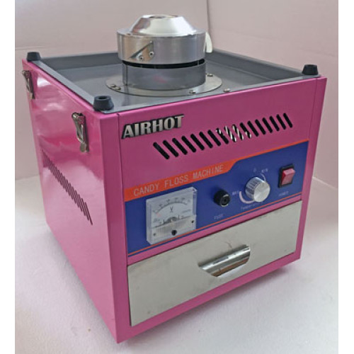 Апарат для цукрової вати AIRHOT CF-1, чаша 520 мм, 3 кг/год, 0,9 кВт, 220 В, 12 міс гарантії, 11 кг, габарити 520×520×490 мм, Китай