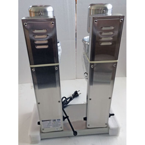 Миксер для молочных коктейлей JAU SR2, 0,9+0,9 л, 2 стакана, 7500/15000 об/мин, 70+70 Вт, 220 В, 360×170×510 мм, 12 мес, Китай