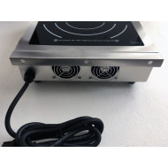 Плита індукційна INDOKOR IN3500, 3,5 кВт, 220 В, конфорка 285×285 мм, таймер 180 хв, 60–240°C, гарантія 12 міс, 340×440×117 мм