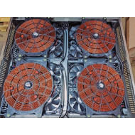 INDOKOR IN3500-4pro індукційна плита 700 серії, 4 конфорки по 3,5 кВт, 380В, сенсорно-механічне керування, 792×740×911 мм, на підставці Корея