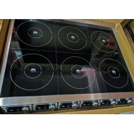 INDOKOR IN3500-6pro індукційна плита на підставці, 6×3,5 кВт, 380 В, сенсорно-мех. керування, 1153х740х911 мм, для ресторанів