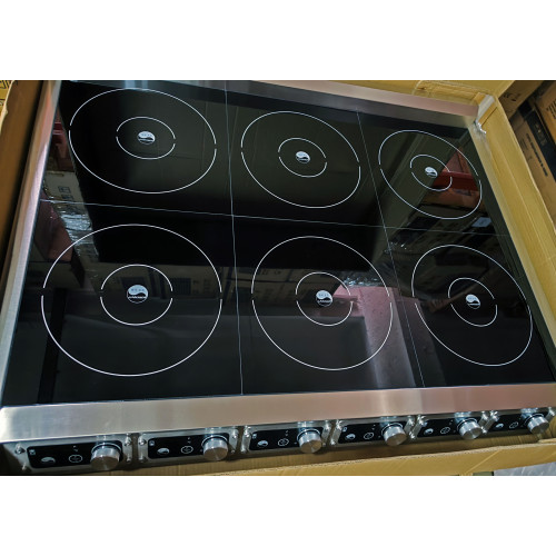 INDOKOR IN3500-6pro індукційна плита на підставці, 6×3,5 кВт, 380 В, сенсорно-мех. керування, 1153х740х911 мм, для ресторанів