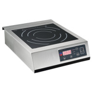 Плита індукційна INDOKOR IN3500, 3,5 кВт, 220 В, конфорка 285×285 мм, таймер 180 хв, 60–240°C, гарантія 12 міс, 340×440×117 мм