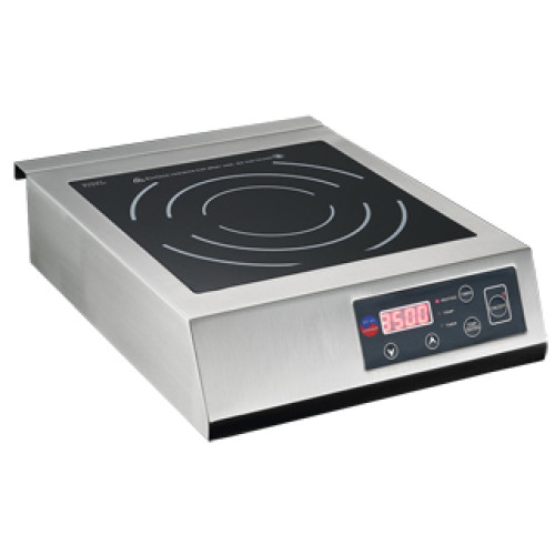 Плита індукційна INDOKOR IN3500, 3,5 кВт, 220 В, конфорка 285×285 мм, таймер 180 хв, 60–240°C, гарантія 12 міс, 340×440×117 мм
