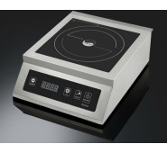 Плита індукційна INDOKOR IN5000S, 5 кВт, 220 В, конфорка 325×325 мм, сенсорне керування, 12 міс., Корея, габарити 398×515×168 мм, 7,9 кг