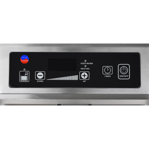 Фритюрниця індукційна INDOKOR INF8, 8 л, 1 кошик, 3.5 кВт, 220 В, 60–190 °C, гарантія 12 міс, Корея, нетто 13 кг, 288×478×410 мм