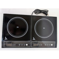 Індукційна подвійна плита Airhot IP3500 D SLIM, 1.8+1.7 кВт, 220 В, таймер 3 год, +60–240°C, 580×355×68 мм, 8.9 кг, гарантія 12 міс