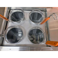 Макароноварка AIRHOT PC-4, 2 ванни по 8 л, 2 термостати, 4 корзини, 4 кВт, 220 В, 410х570х280 мм, 12 міс гарантії, Китай, для кафе