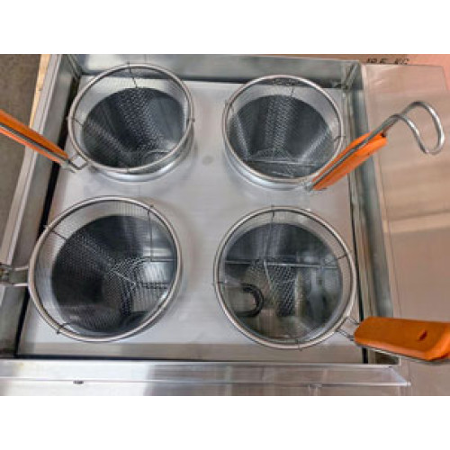 Макароноварка AIRHOT PC-4, 2 ванни по 8 л, 2 термостати, 4 корзини, 4 кВт, 220 В, 410х570х280 мм, 12 міс гарантії, Китай, для кафе