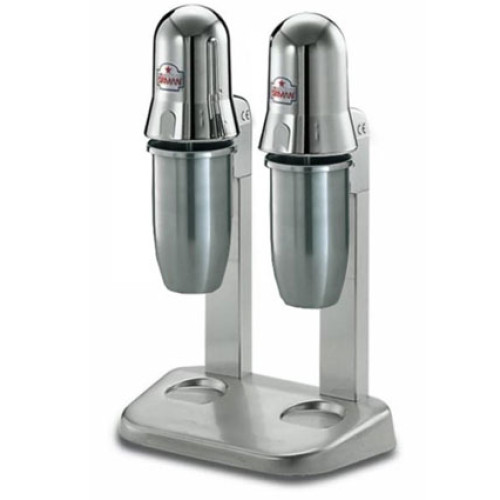 Миксер для молочных коктейлей Sirman Sirio 2 — 2 стакана 550 мл, 14 000 об/хв, 0,2 кВт, 300×195×485 мм, для кафе/баров