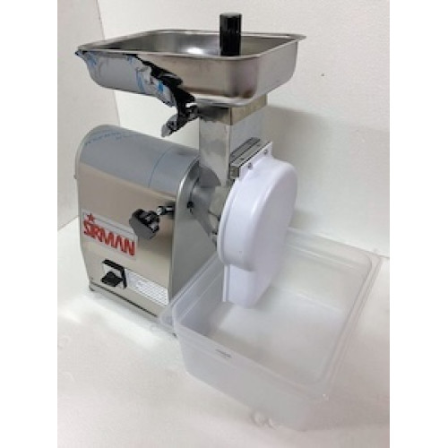 Подрібнювач сиру SIRMAN ATHOS для моцарели без дисків, нерж. сталь, 0,21 кВт, 220 В, 400 об/хв, 14 кг, 370х230х565 мм, Італія, 12 міс