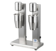 Міксер для молочних коктейлів JAU SR2, 0,9+0,9 л, 2 склянки, 7500/15000 об/хв, 70+70 Вт, 220 В, 360×170×510 мм, 12 міс, Китай