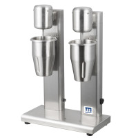 Міксер для молочних коктейлів JAU SR2, 0,9+0,9 л, 2 склянки, 7500/15000 об/хв, 70+70 Вт, 220 В, 360×170×510 мм, 12 міс, Китай