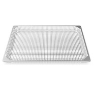 Решітка GRP815 з нержавіючої сталі UNOX GN 1/1 (530×325 мм) для картоплі фрі, металева, для професійної кухні