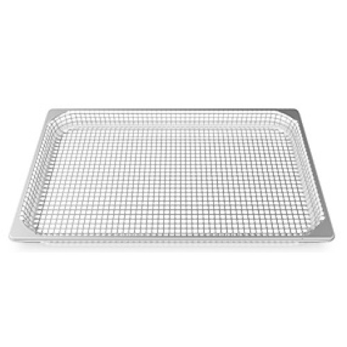 Решітка GRP815 з нержавіючої сталі UNOX GN 1/1 (530×325 мм) для картоплі фрі, металева, для професійної кухні