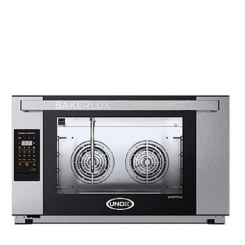 Піч пароконвекційна UNOX XEFR-04EU-ELDV, 4 рівні (600×400 мм), LED керування, 6.9 кВт/380 В, 800×811×500 мм, 57 кг, гарантія 12 міс, Італія