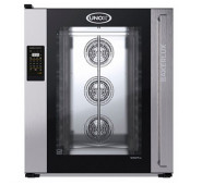 UNOX пароконвекційна піч XEFR-10EU-ELRV-DR 10 рівнів деко 600×400 мм LED управління 15,5 кВт 800×829×952 мм Італія 12 міс підкл води
