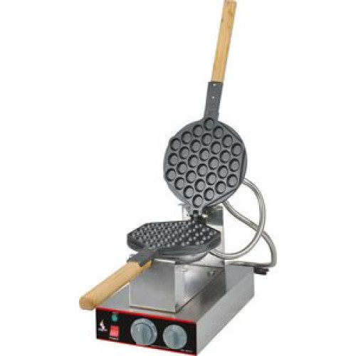 Вафельниця AIRHOT WB-HK1 для гонконзьких вафель, Ø200 мм, 1.4 кВт, 220 В, час 2–3 хв, габарити 400×225×300 мм, гарантія 12 міс, Китай